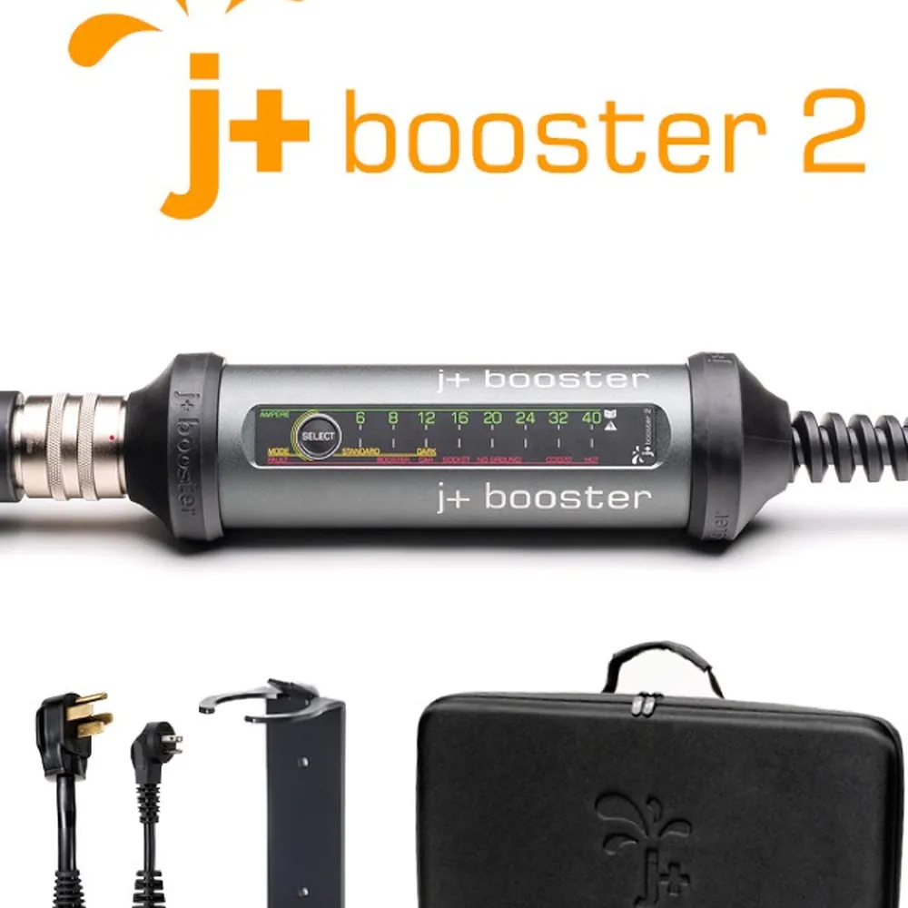Kit del J+ Booster 2 con adaptadores, soporte de pared y maleta rígida