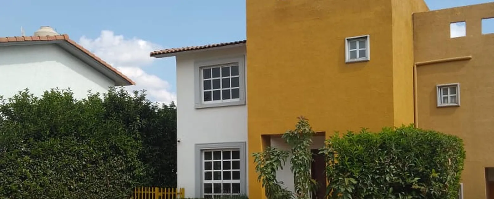Fachada de la casa en venta en Villas del Campo, Calimaya