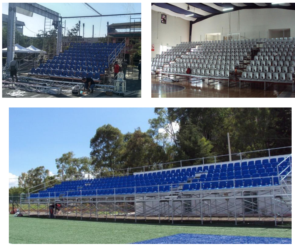 Renta de gradas cdmx